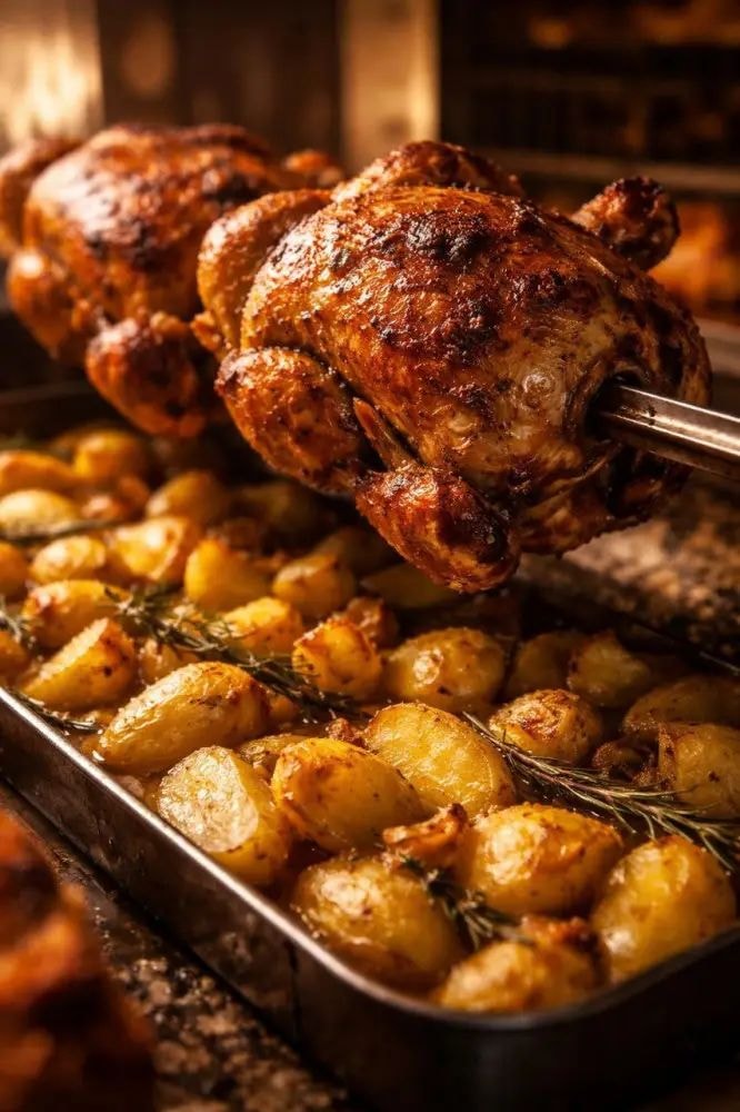Pollo al ast de Fogón Criollo